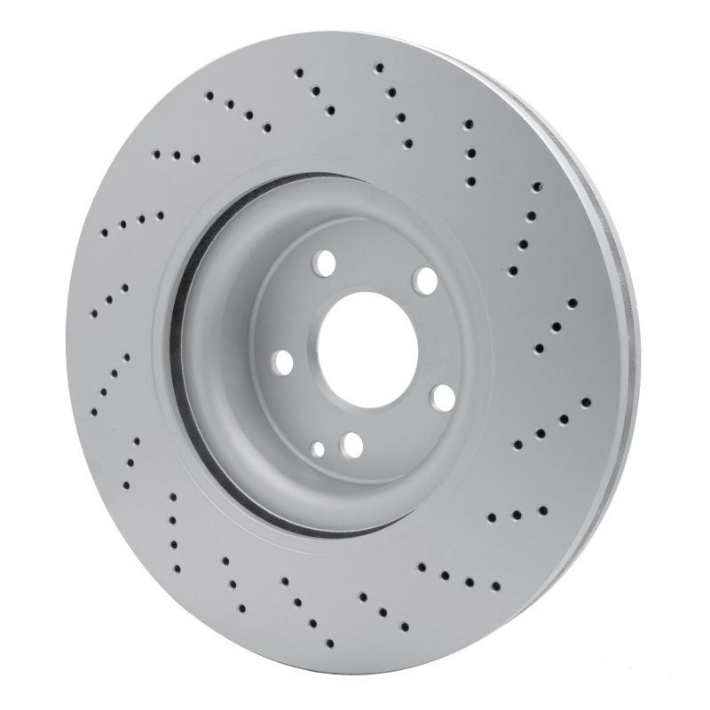 Mercedes-Benz C250 Brake Rotor (1) - Front - R1 Concepts - GEOSPEC Coated Rotor - Drilled - `10-`17